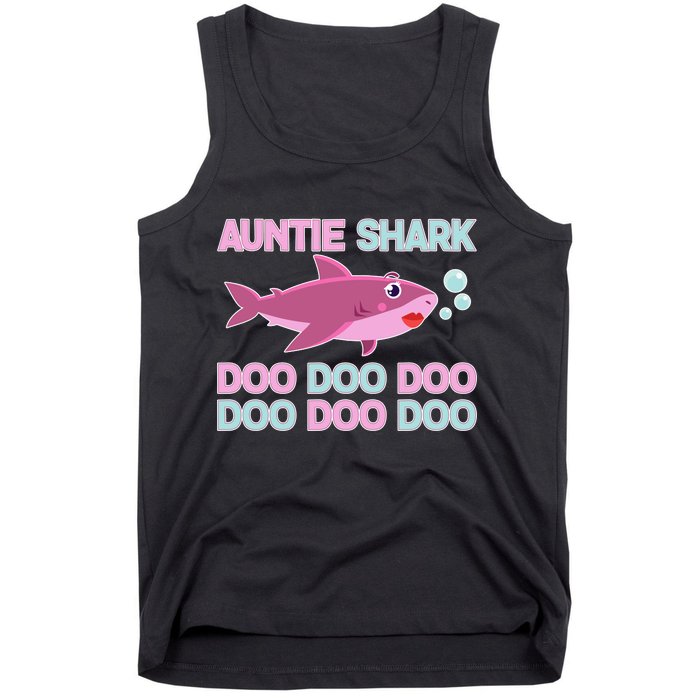 Auntie Shark Doo Doo Doo Tank Top