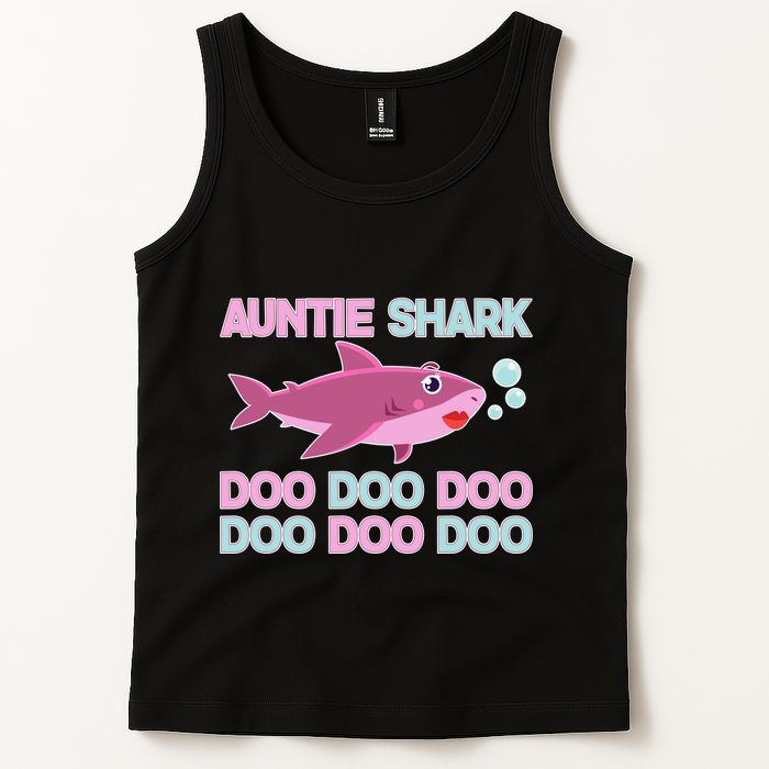 Auntie Shark Doo Doo Doo Tank Top