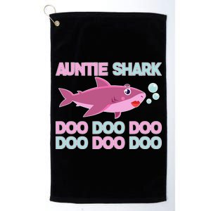 Auntie Shark Doo Doo Doo Platinum Collection Golf Towel