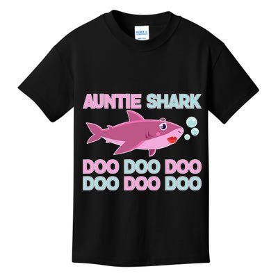 Auntie Shark Doo Doo Doo Kids T-Shirt