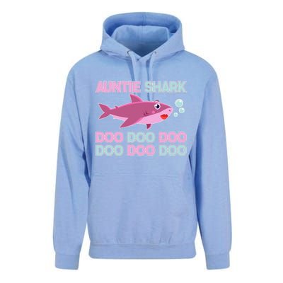 Auntie Shark Doo Doo Doo Unisex Surf Hoodie