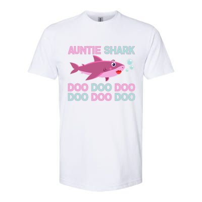 Auntie Shark Doo Doo Doo Softstyle® CVC T-Shirt