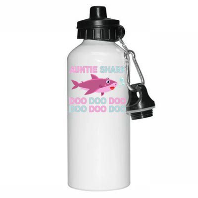 Auntie Shark Doo Doo Doo Aluminum Water Bottle 