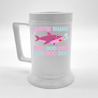 Auntie Shark Doo Doo Doo Beer Stein