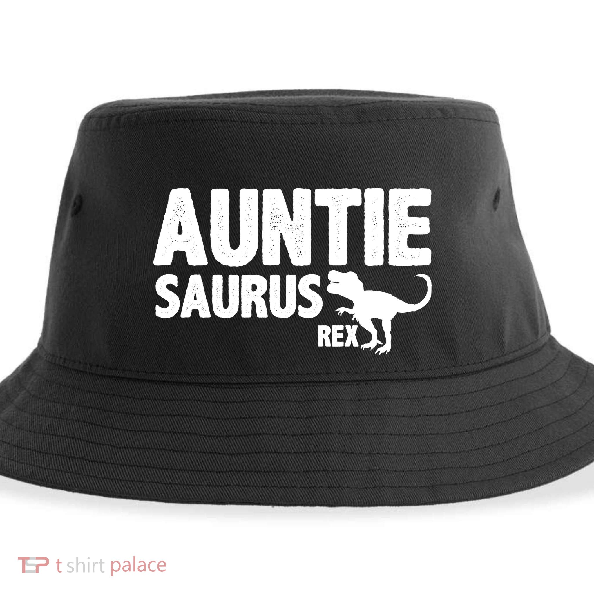 Auntiesaurus Auntie Saurus Rex Sustainable Bucket Hat