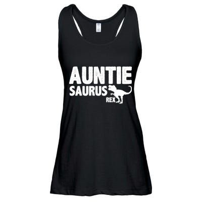 Auntiesaurus Auntie Saurus Rex Ladies Essential Flowy Tank