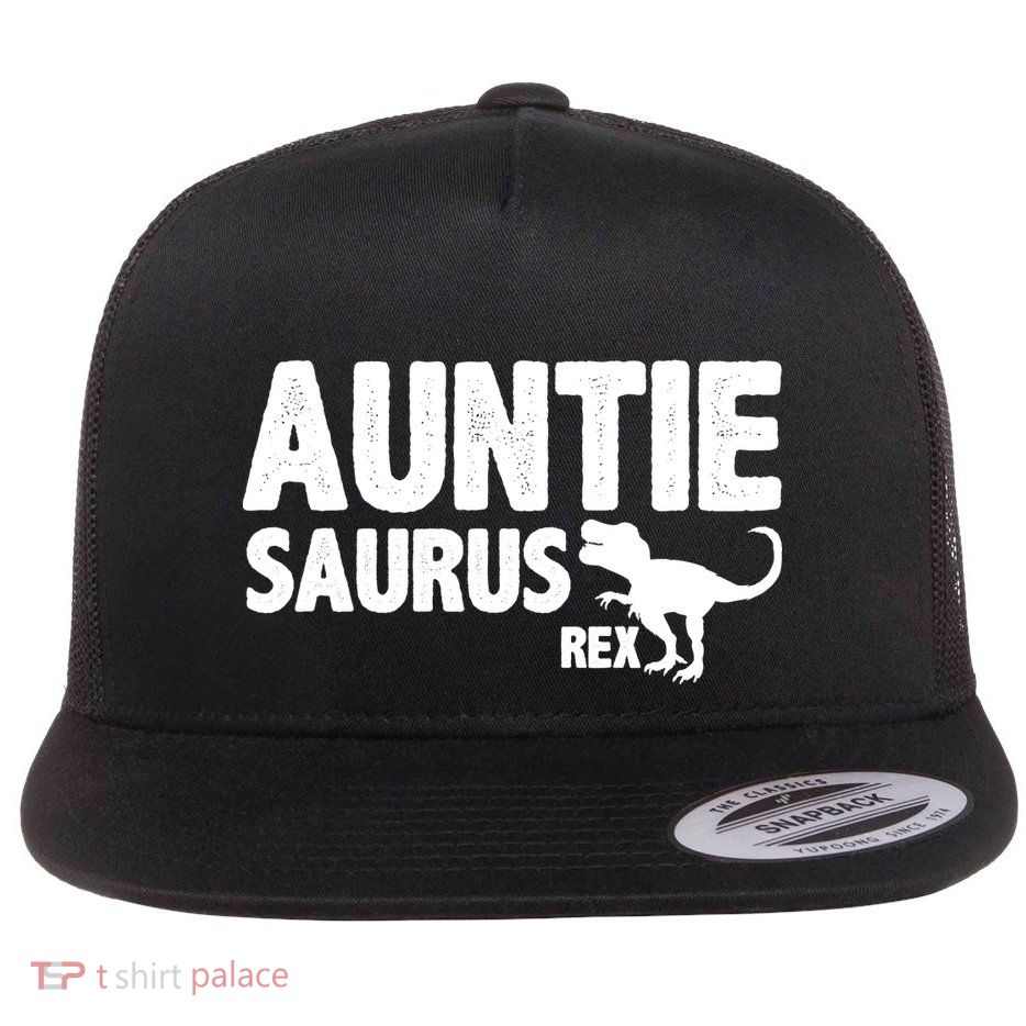 Auntiesaurus Auntie Saurus Rex Flatbill Hat