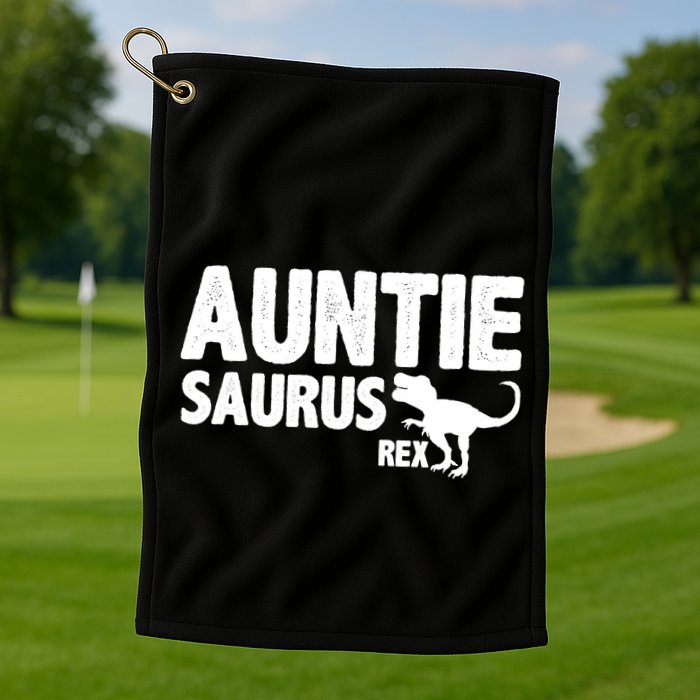 Auntiesaurus Auntie Saurus Rex Golf Towel