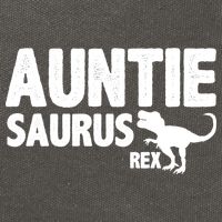 Auntiesaurus Auntie Saurus Rex Cotton Canvas Backpack