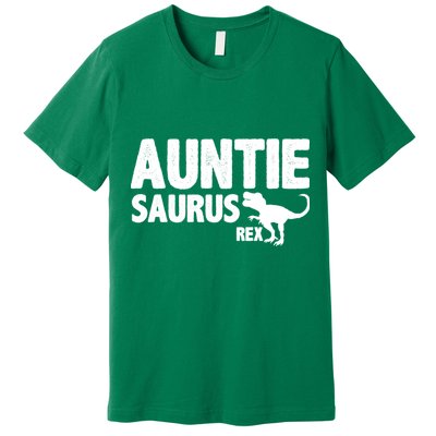 Auntiesaurus Auntie Saurus Rex Premium T-Shirt