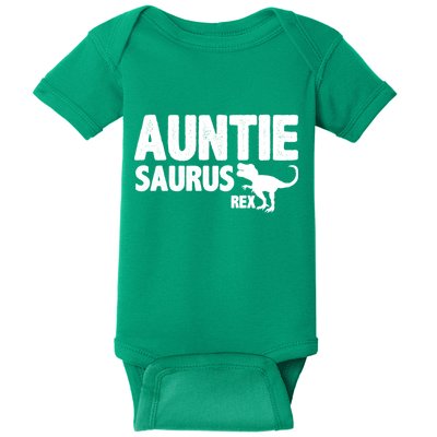 Auntiesaurus Auntie Saurus Rex Baby Bodysuit
