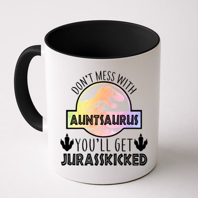 Auntsaurus Jurasskicked Mug