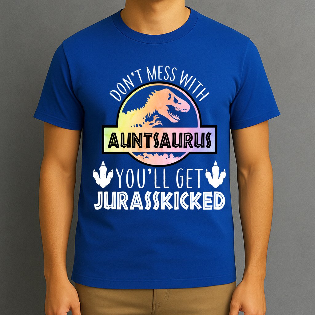 Auntsaurus Jurasskicked T-Shirt