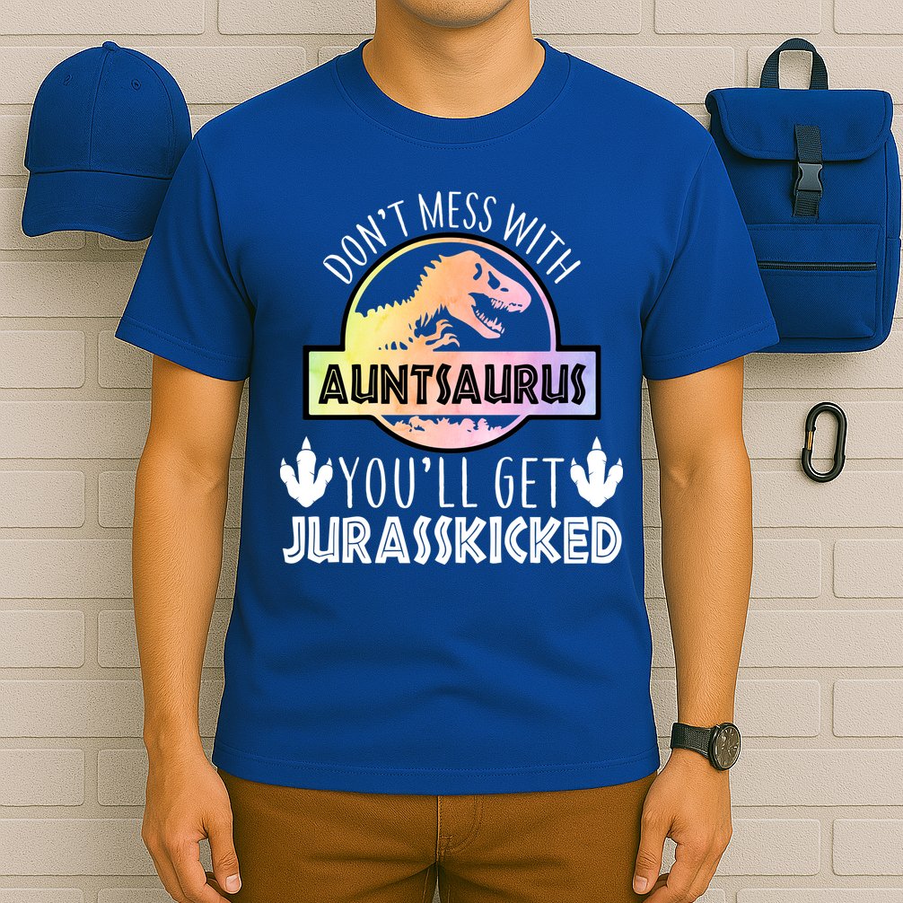 Auntsaurus Jurasskicked T-Shirt