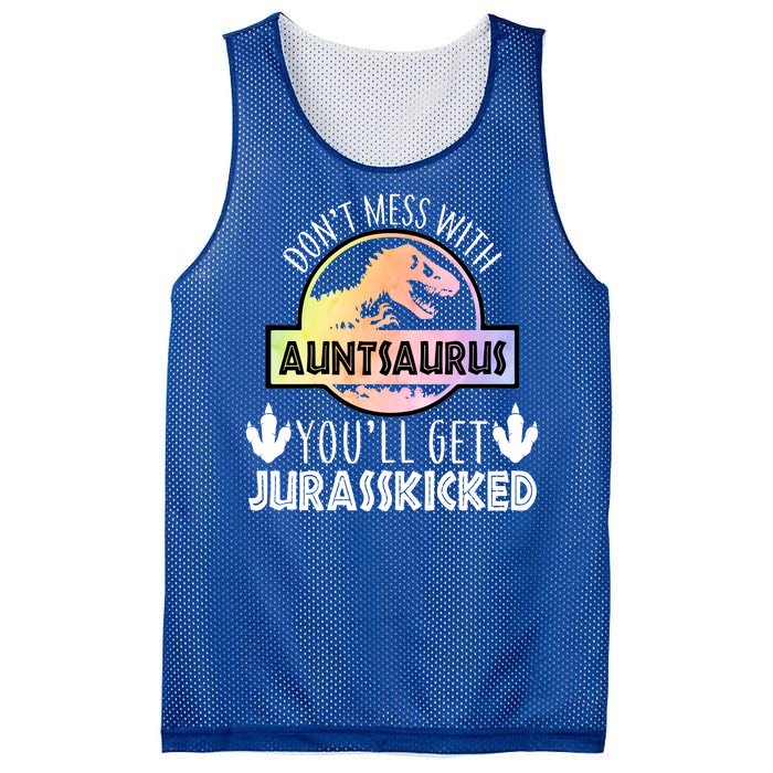 Auntsaurus Jurasskicked Mesh Reversible Basketball Jersey Tank