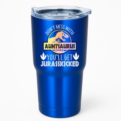 Auntsaurus Jurasskicked Tumbler
