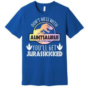 Auntsaurus Jurasskicked Premium T-Shirt