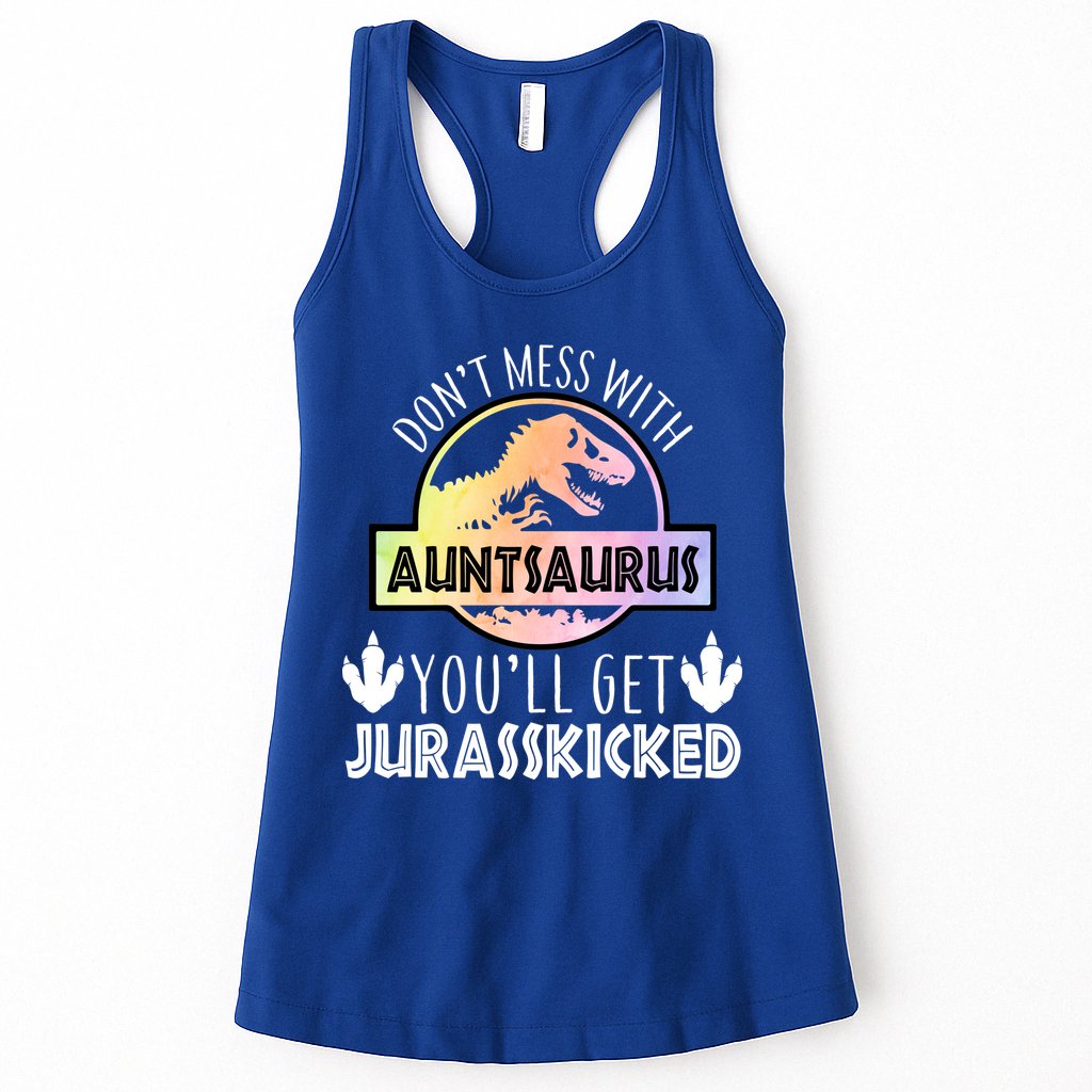 Auntsaurus Jurasskicked Womens Tank Top