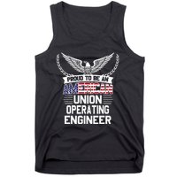 American Union Operating Engineer Pride Tank Top