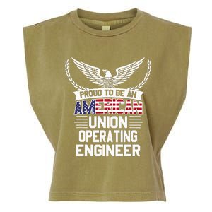 American Union Operating Engineer Pride Garment-Dyed Women's Muscle Tee