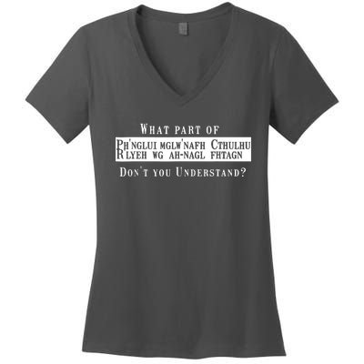 An Understanding Of Cthullhu Women's V-Neck T-Shirt