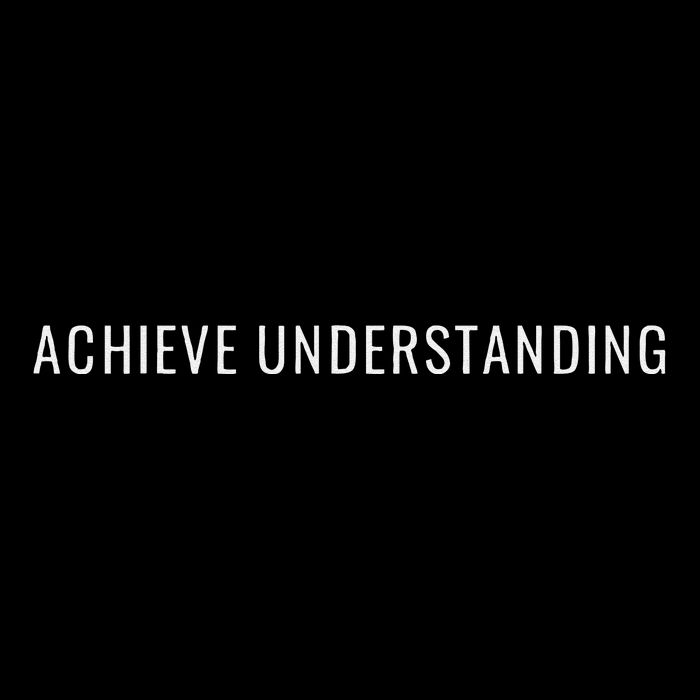 Achieve Understanding Optimistic And Inspirational Message Mousepad