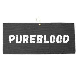 Antivaccinated, Unvaccinated, Pureblood, Unmasked Large Microfiber Waffle Golf Towel