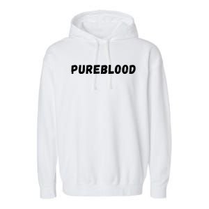 Antivaccinated, Unvaccinated, Pureblood, Unmasked Garment-Dyed Fleece Hoodie