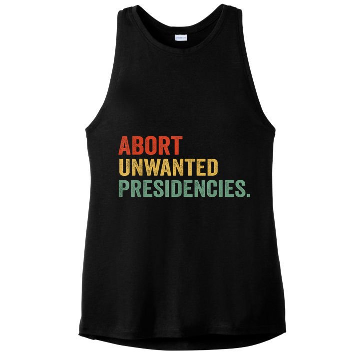 Abort Unwanted Presidencies Ladies PosiCharge Tri-Blend Wicking Tank