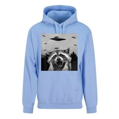 Alien Ufo Raccoon Unisex Surf Hoodie