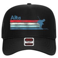 Alta Utah Retro Ski High Crown Mesh Back Trucker Hat