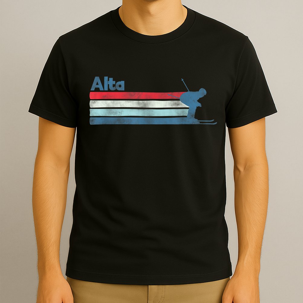 Alta Utah Retro Ski T-Shirt