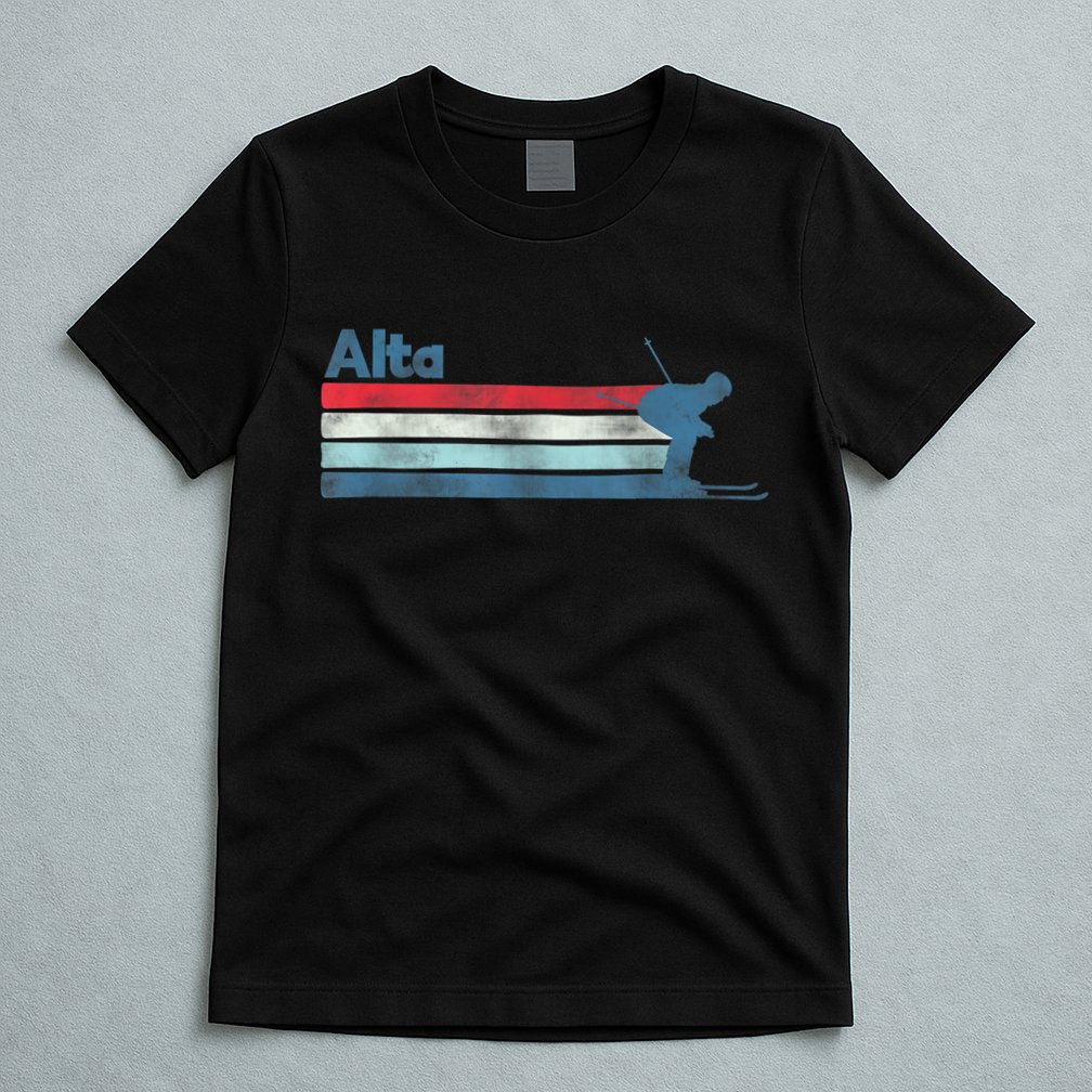 Alta Utah Retro Ski T-Shirt
