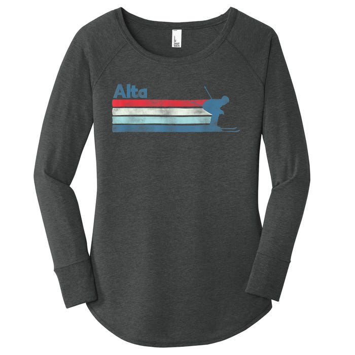 Alta Utah Retro Ski Women's Perfect Tri Tunic Long Sleeve Shirt