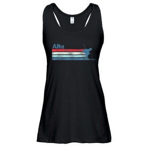 Alta Utah Retro Ski Ladies Essential Flowy Tank