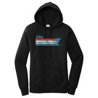 Alta Utah Retro Ski Women's Pullover Hoodie