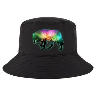 Aurora Borealis Wolf Wilderness Cool Comfort Performance Bucket Hat