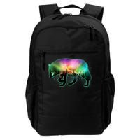 Aurora Borealis Wolf Wilderness Daily Commute Backpack