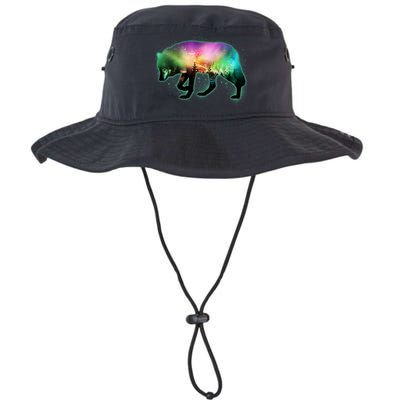 Aurora Borealis Wolf Wilderness Legacy Cool Fit Booney Bucket Hat