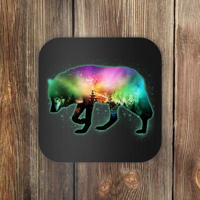 Aurora Borealis Wolf Wilderness Coaster