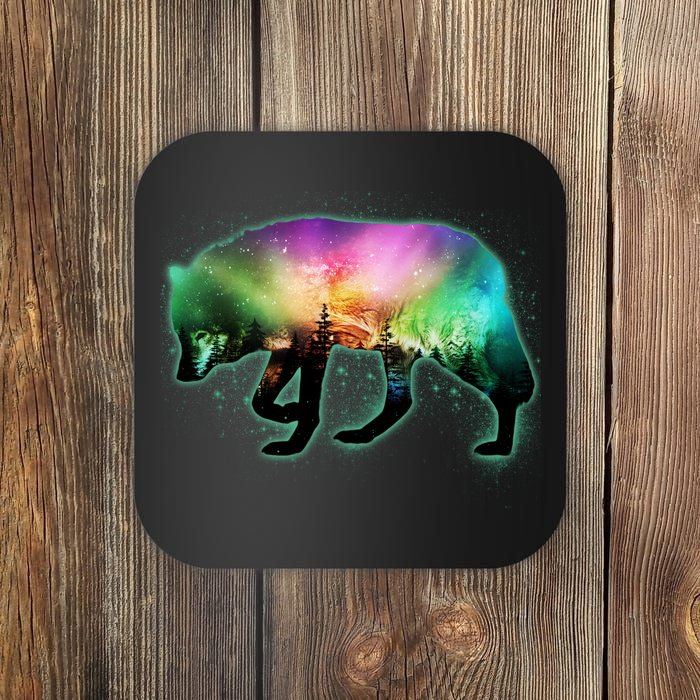 Aurora Borealis Wolf Wilderness Coaster