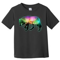 Aurora Borealis Wolf Wilderness Toddler T-Shirt