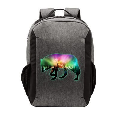 Aurora Borealis Wolf Wilderness Vector Backpack