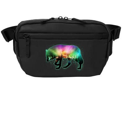 Aurora Borealis Wolf Wilderness Crossbody Pack