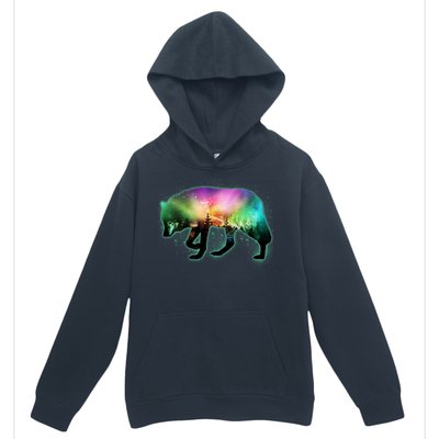 Aurora Borealis Wolf Wilderness Urban Pullover Hoodie