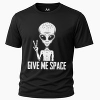 Alien Ufo Space Ship Extraterrestrial Give Me Space Cooling Performance Crew T-Shirt