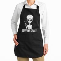 Alien Ufo Space Ship Extraterrestrial Give Me Space Apron