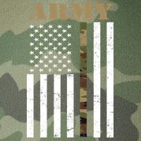 Army United States Thin Camo Line Flag Front And Back Legacy Tie Dye Trucker Hat