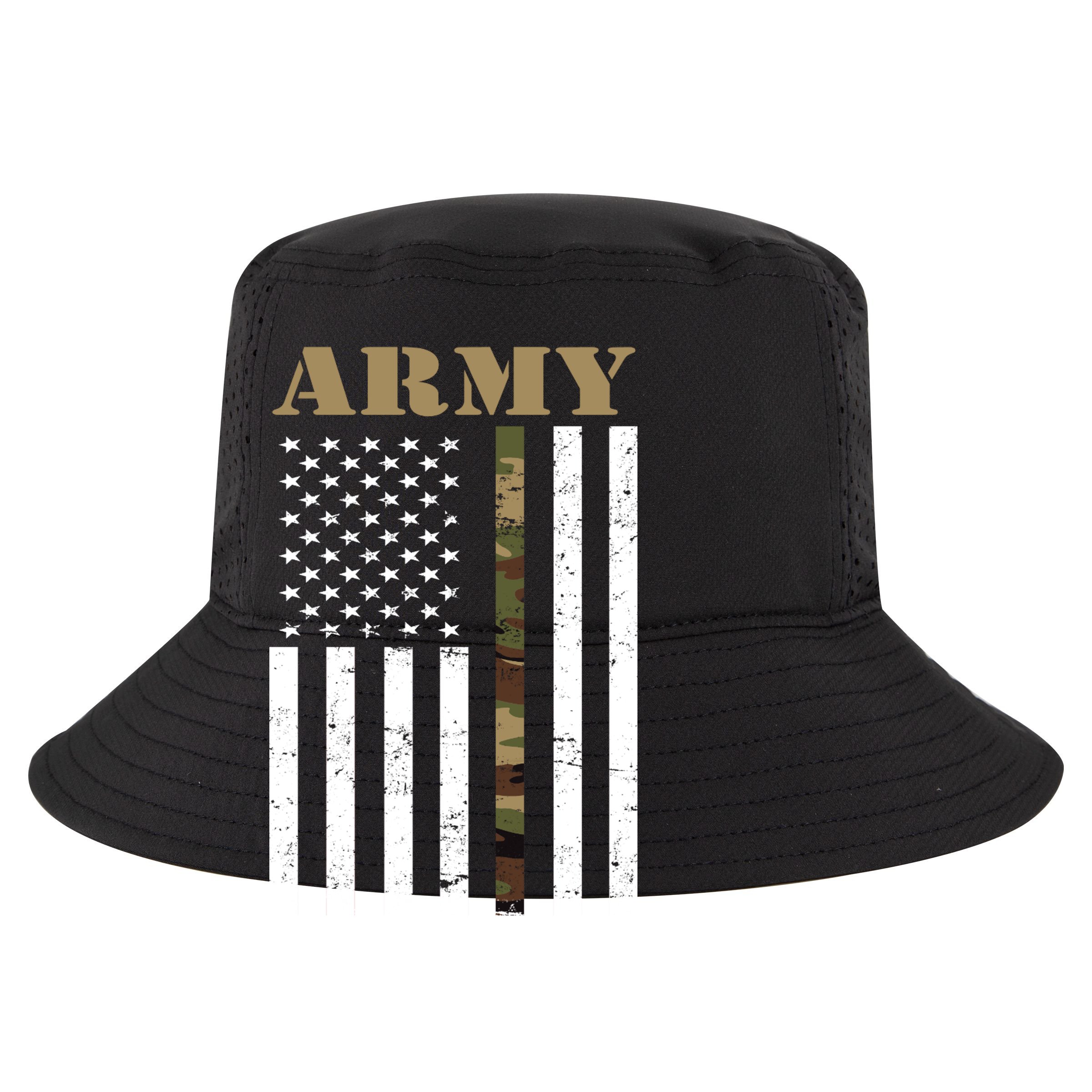 Army United States Thin Camo Line Flag Front And Back 12oz Stainless Steel Coffee Mug