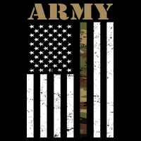 Army United States Thin Camo Line Flag Front And Back Full Zip Hoodie